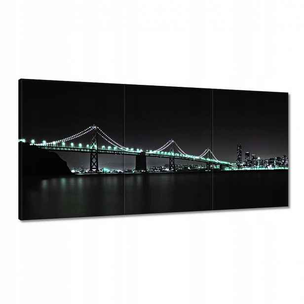 Obrazy 120x60 Tyrkysová světýlka