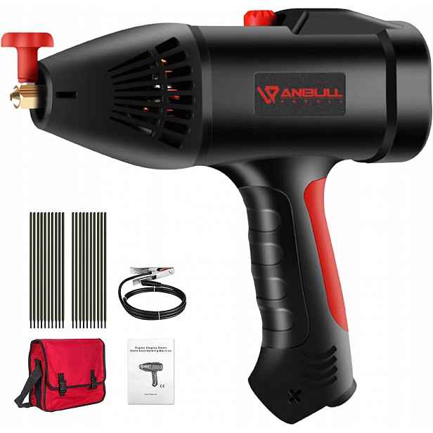 Přenosná invertorová svářečka Anbull Mma 140A 220V 3000W 1,5 kg s držákem