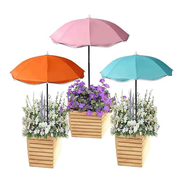 Zahradní slunečník na rostliny, rostlinná krytka 60 cm, sada 3 kusů