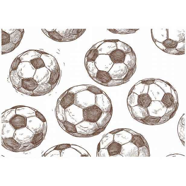 Fototapeta Béžová Fotbalová Tapeta Do Pokoje Pro Mládež 300x210
