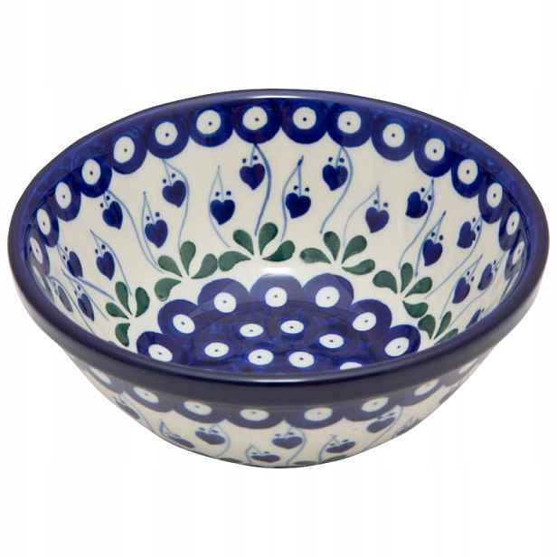 Miska na müsli polévku 17 cm Umělecká keramika Bolesławiec dek 0377O