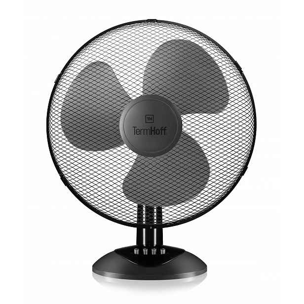 Silný stolní ventilátor Velký větráček 45W Oscilace 40CM TermHoff TWS-01