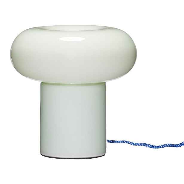 Světle zelená skleněná stolní lampa (výška 22 cm) Hues – Hübsch