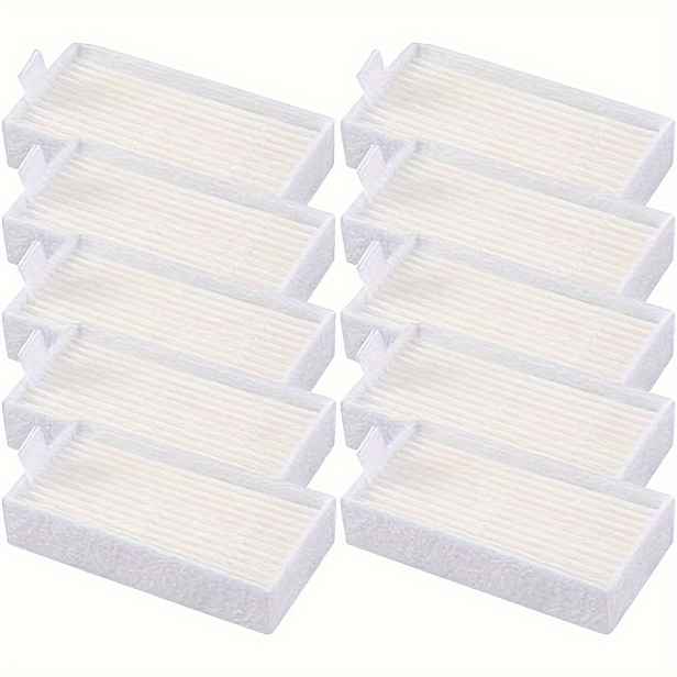 TEMU Sada 10 náhradních HEPA filtrů pro robotické vysavače V3s, V5s, V5s Pro