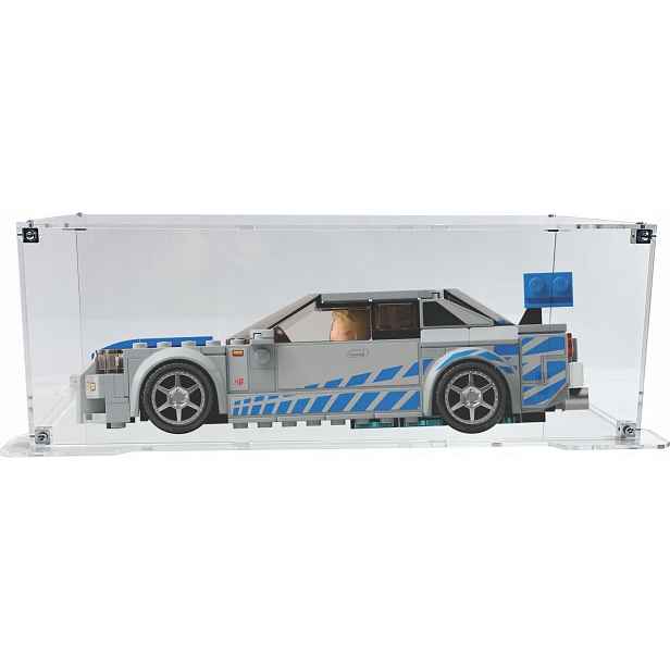 Vitrína s podstavcem Drewlandia pro sadu Lego 76917 Nissan Skyline Gt-r
