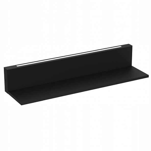 Černá police s podsvícením Shelf 296 Luminex