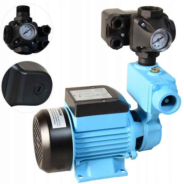 Čerpadlo Na Vodu 250 W 35 L/min S Moderním Příslušenstvím Pro Hydrofor 3V1, Malé, Tiché