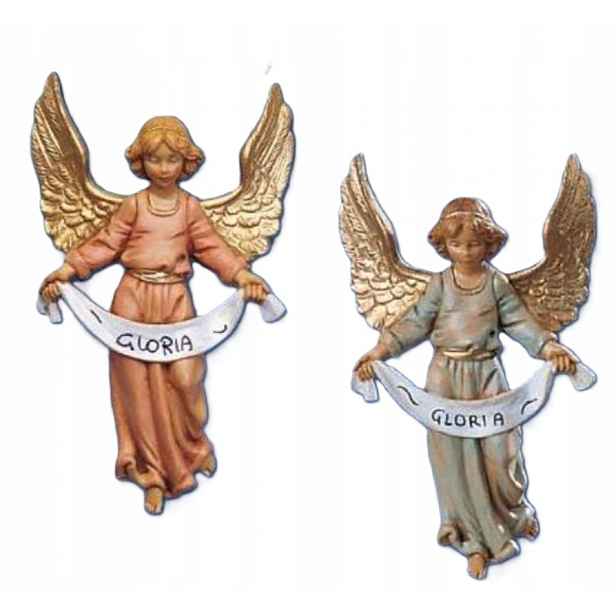 Originální Figurky Firmy Fontanini 2 Andělé Gloria pro figurky o výšce 10 cm