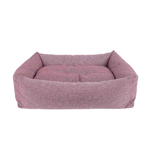 Pelíšek pro psa BARISSA SOFA růžová velikost S, M, L, XL Rozměr: S - 58x46x17 cm