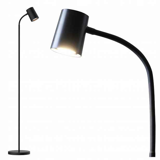 Stojací podlahová lampa Černá GU10 Felix do obývacího pokoje Ložnice 138 Cm