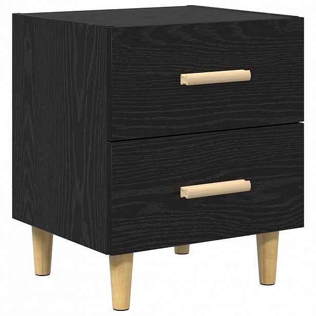 vidaXL Zásuvka pod postel Černý dub 40 x 35 x 47,5 cm Kompozitní dřevo