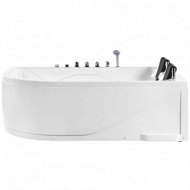 Beliani VÍŘIVKA VANA s LED 120x180x70 cm bílá Calama