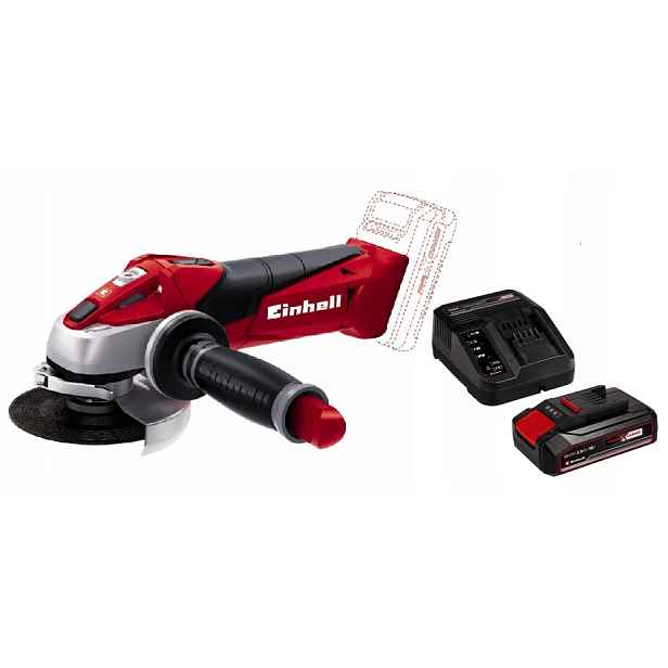 Einhell Úhlová Bruska Te-ag 18/115 Li 4431110 2,5AH Akumulátor Sada