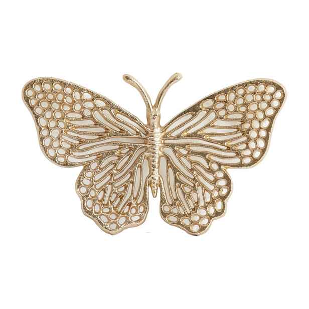 Kovová nástěnná dekorace 26x16 cm Butterfly – Light & Living