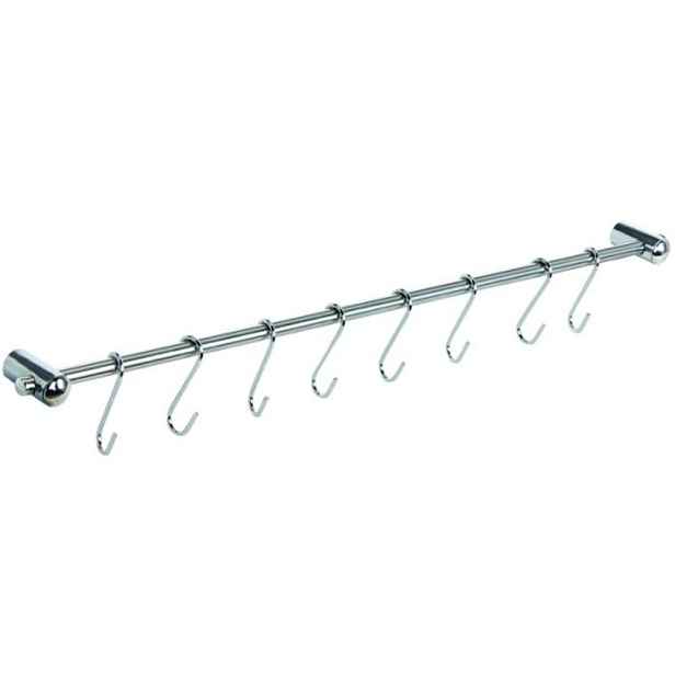 tyč 54cm-držák kuch.náčiní, 8háčků, kov