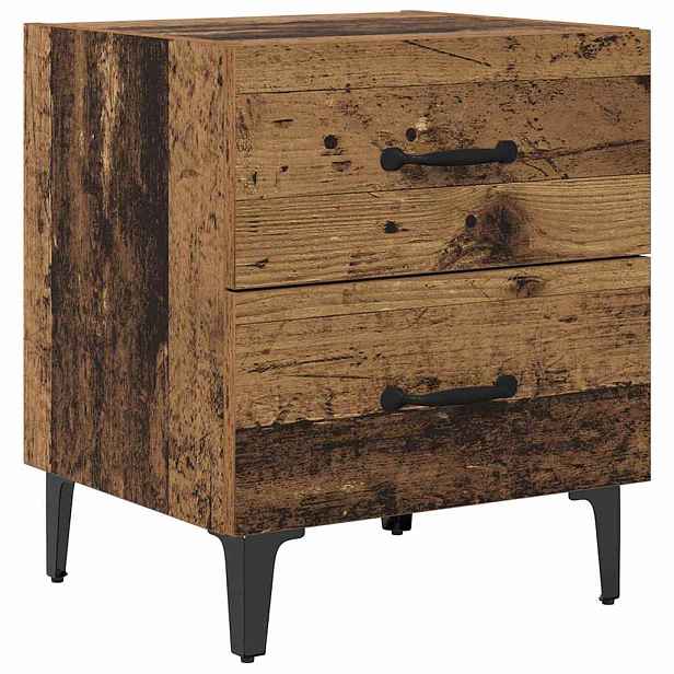 vidaXL Zásuvka pod postel Staré dřevo 40 x 35 x 47,5 cm