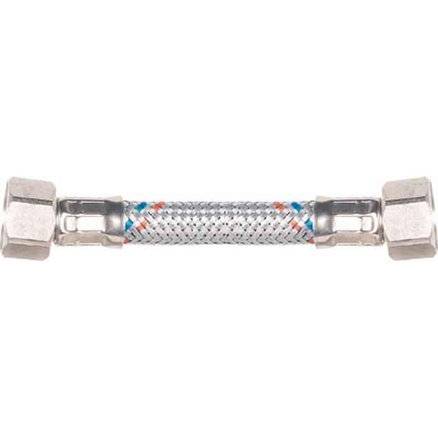 Eco produkty Tlaková flexibilní hadice Nerez  80 cm 3/8"x1/2" FxF (matka x matka)