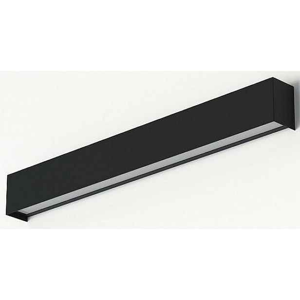 Nástěnná lampa Straight Černá 1xT8 11W Led 3000K 62cm Nástěnná lampa Pokoj Domov