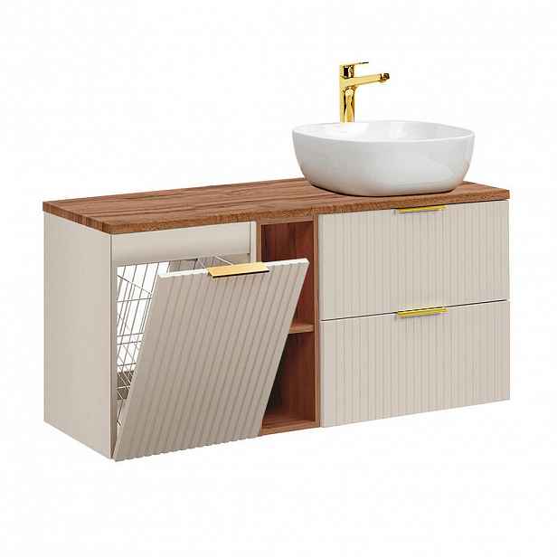 Petits-meubles UMYVADLO 120.8cm Adriel Kašmír a dřevo