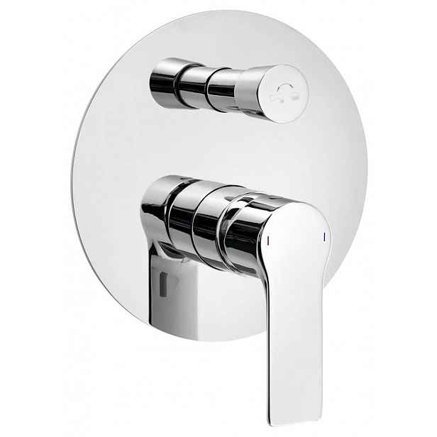 Sapho Pax - Sprchová baterie pod omítku, pro 2 spotřebiče, chrom XA62