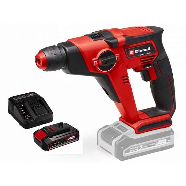 Aku příklepová vrtačka Einhell Te-hd 18/12 Li 4513970 Sada Akumulátor 2,5Ah Pxc
