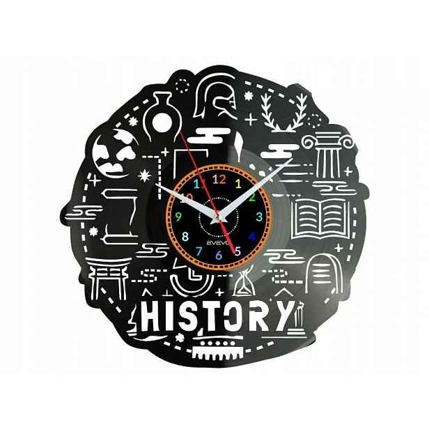 Historika Dárek Originální dekorace do domu Hodiny z vinylové desky