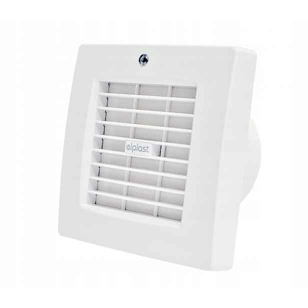 Nástěnný ventilátor automatický Žaluzie Fotobuňka Elplast Atol 100 Aft 100 m3/h