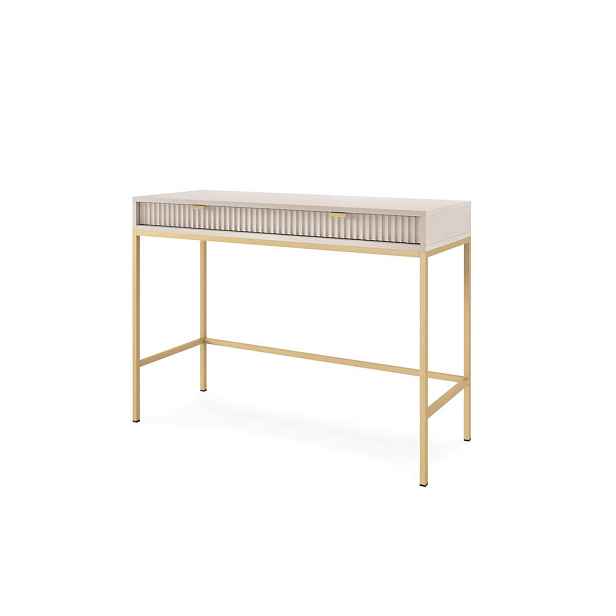 MASSENO KONZOLOVÝ STOLEK STELLARE, 104/78/50 cm se zásuvkami, kašmírový