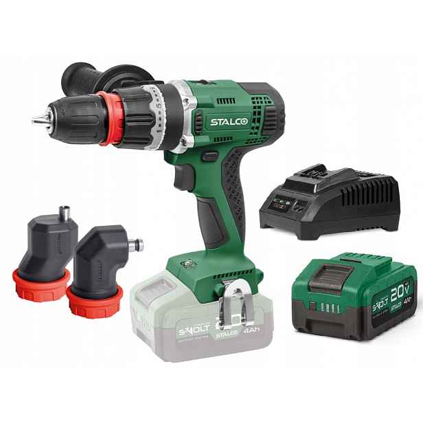 Aku Vrtačka DS20-60Q Set Akumulátor 4AH 20V Stalco S-97318