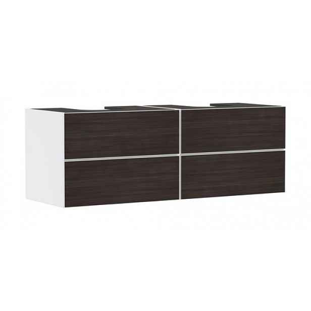 Skříňka pod umyvadlo pod desku Hansgrohe Xevolos E 157x55,5x55 cm bílá matná 54199730