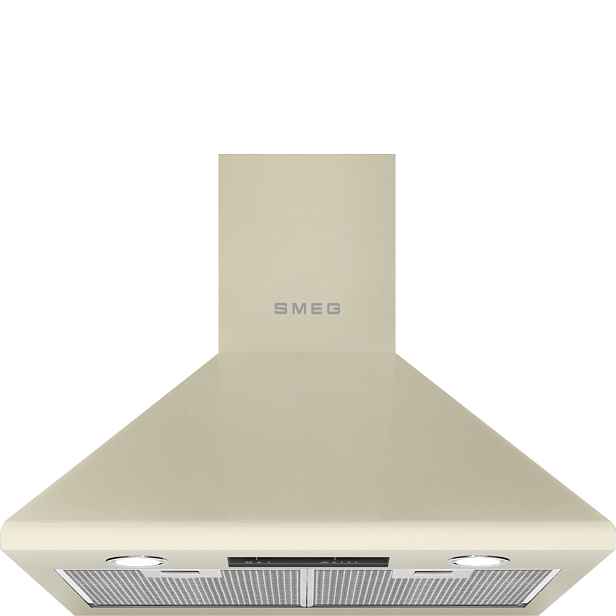 Smeg Nástěnný odsavač par Victoria, 60 cm, KSED65, krémová KSED65PE