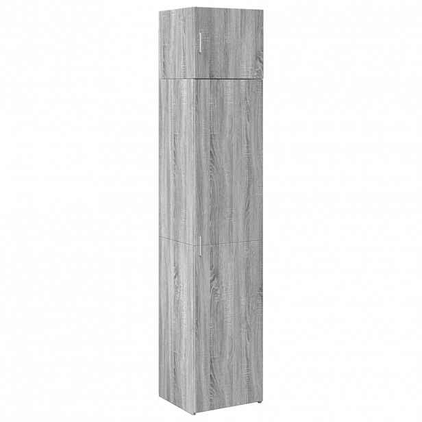 vidaXL Úzká úložná skříňka šedá sonoma 45x42,5x225 cm kompozitní dřevo