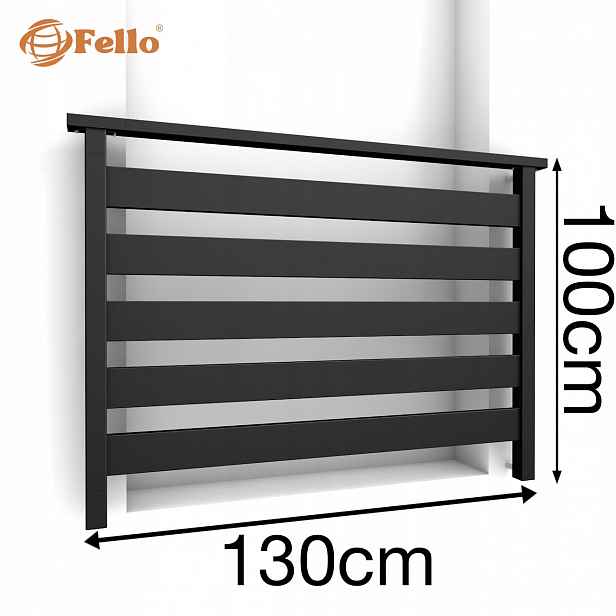 CLASSIC5 Francouzský balkon 130 cm Balustrada Ral