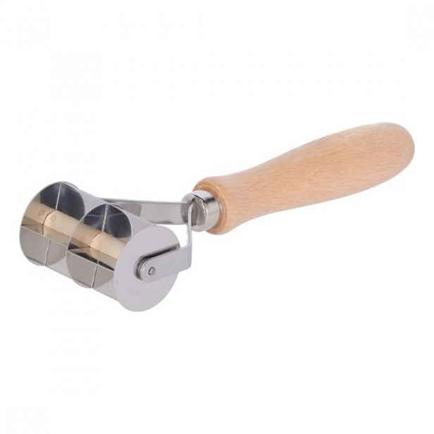 Kráječ těsta, se 3 hladkými čepelemi, nerezová ocel, 2 x 28 mm - Zokur