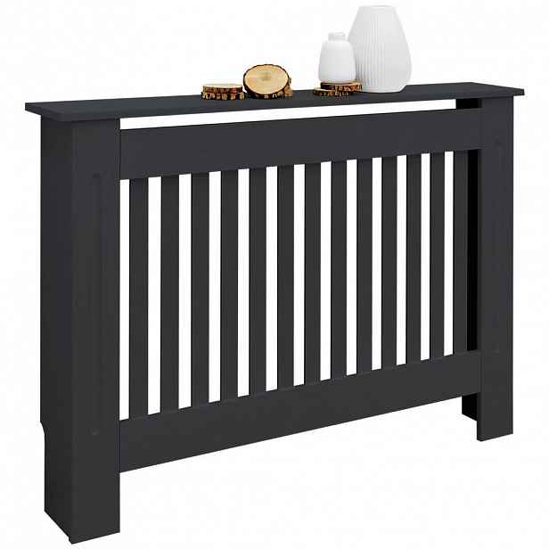 ML-DESIGN OBLOŽENÍ RADIÁTORU ve venkovském stylu 112 x 19 x 82 cm antracit