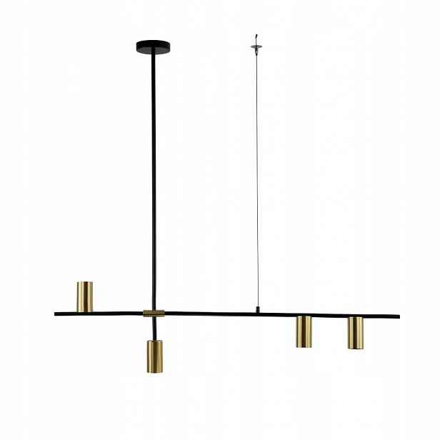 Závěsná lampa Arizona černo-zlatá Light Prestige