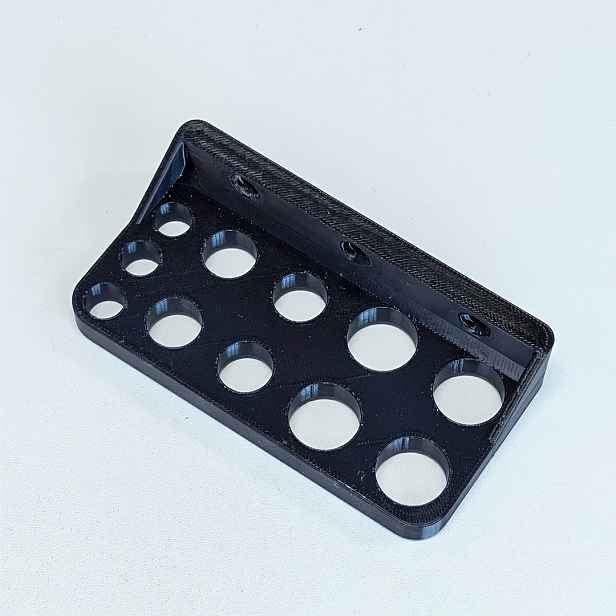 TEMU 3D tištěný držák pro prodlužovací nástavce ráčnového klíče, plastový nástěnný organizér na nářadí pro uskladnění v garáži pro prodlužovací