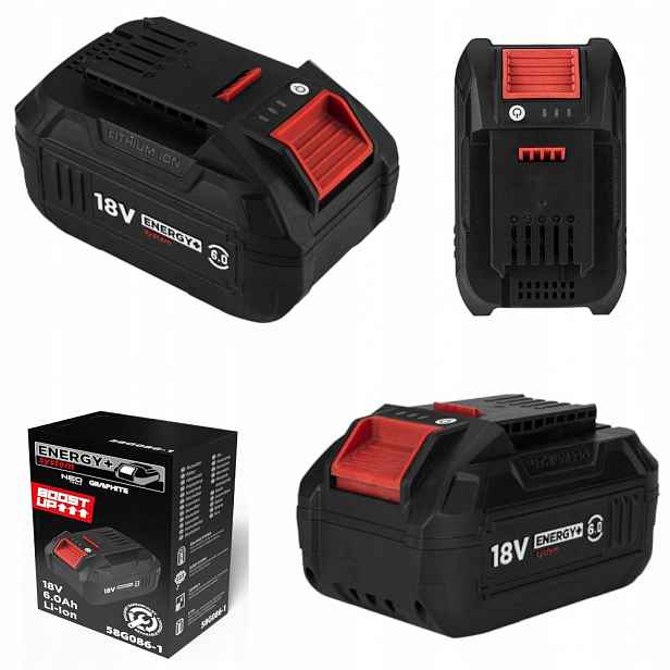 Akumulátor Energy+ 18V Li-ion 8.0AH Boost Up 58GE152 Graphite