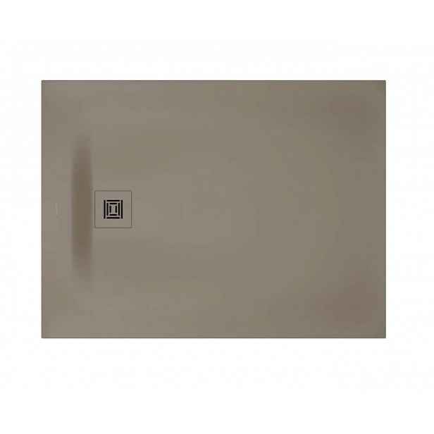 Duravit Sustano - Sprchová vanička, 120x90 cm, DuraSolid, matná béžová 720277640000000