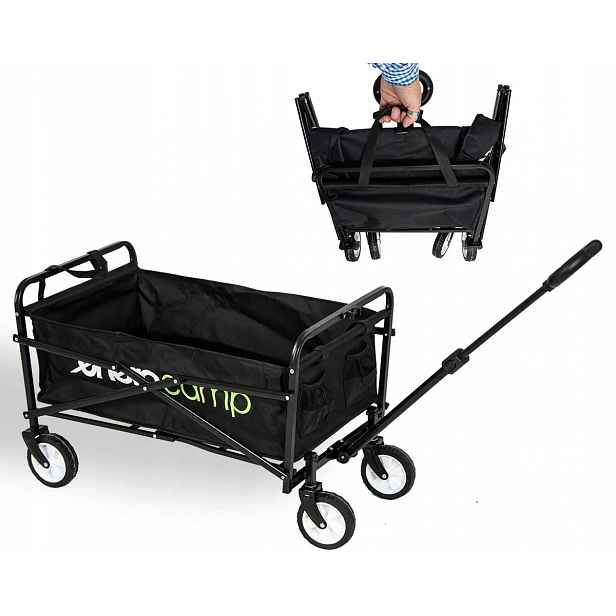 Plážový turistický vozík s rukojetí Lehký skládací