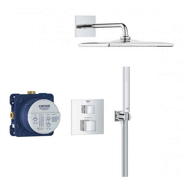 Sprchový systém Grohe Precision včetně podomítkového tělesa chrom 34879000