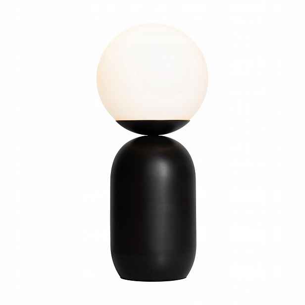 Stolní Led lampa Černá Kov Sklo E14 34.5 cm Moderní Notti Nordlux