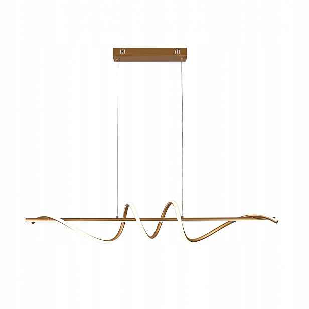 Bastelo Moderní zlatá závěsná Led lampa