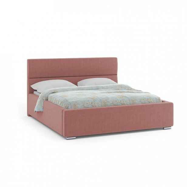 Čalouněná postel NEVADA 160x200 cm Cihlová