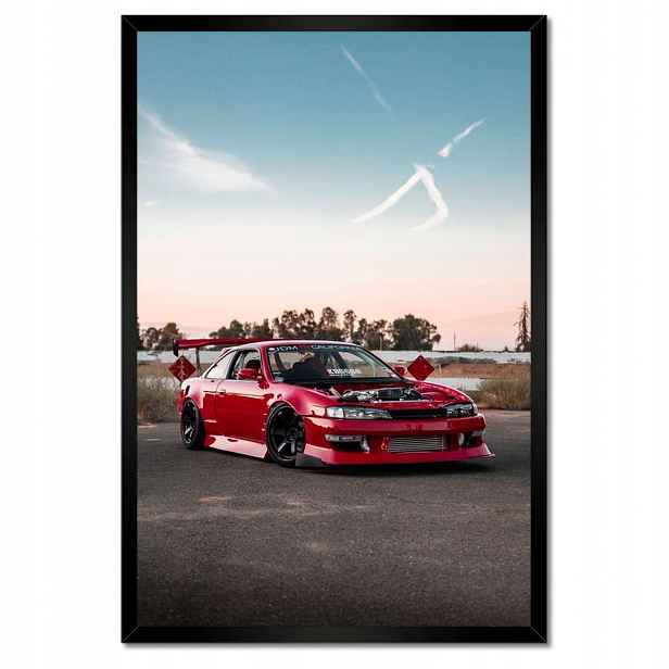 Plakáty v rámu 40x60 Sportovní červené auto