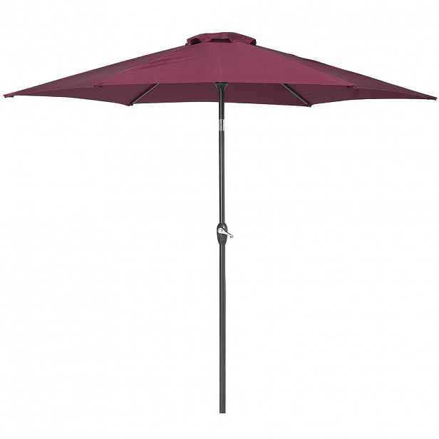 Beliani SLUNEČNÍK 270 cm burgundsky červený Varese