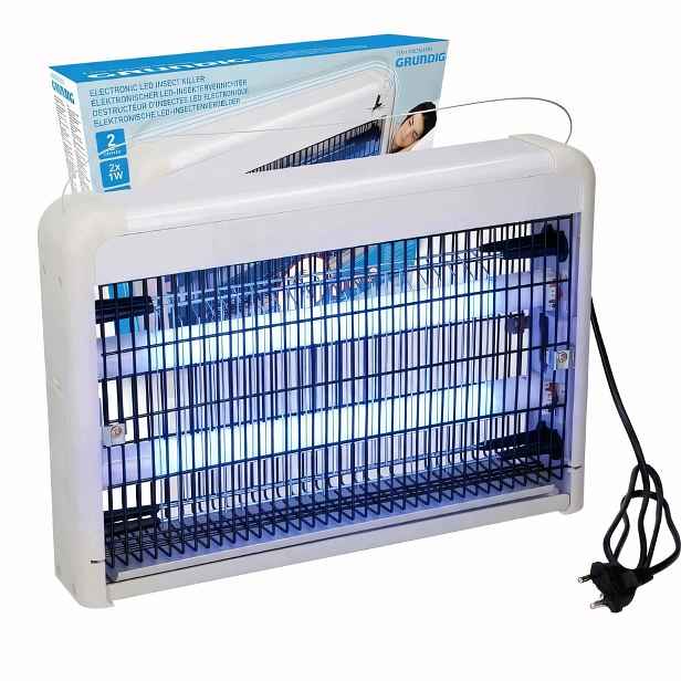 Lampa Insekticidní Uv na Komáry Muchy Hmyz Elektrická Past Grundig 4W