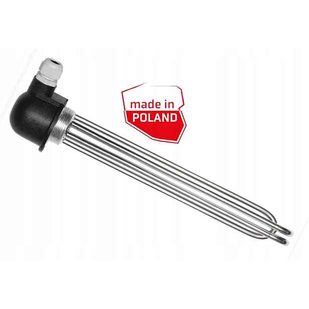 Polská ohřívačka termálního bojleru C.o. třífázová Ko 5/4 3x3000W s krytem