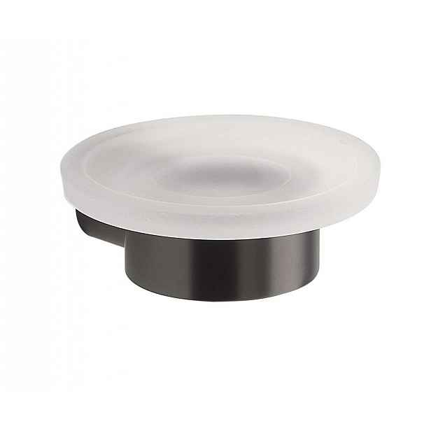 Sapho Gedy Pirenei - Mýdlenka s držákem, mléčné sklo, gun metal PI1181