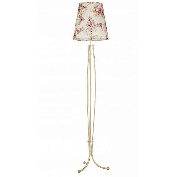 Stojací lampa Sara Béžová Abažur 1xE27 165 cm Podlahová lampa Obývací pokoj Pokoj